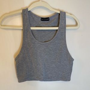 prettylittlething cropped tank